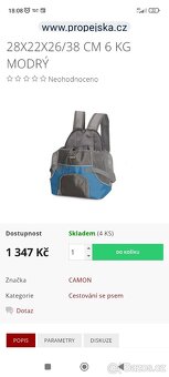 Batoh - CAMON - 28x22x26/38- NOVÝ - 6