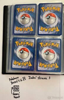 Kusové karty TCG Pokémon STARÉ PŘES 20LET (ORIGINÁL) - 6