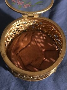 starožitná krabička na šperky drobnosti r.1900 - 6