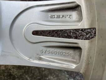 4 ks Originálních alu kol Seat 7Jx18 ET45 5x112 BEZ PNEU - 6