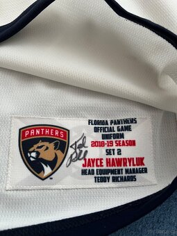 Florida panthers hokejovy  dres #8 HAWRYLUK - 6