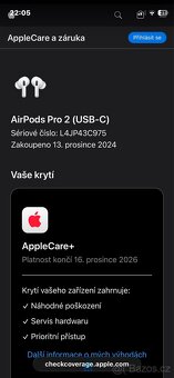 Nerozbalené AirPods Pro 2 generace anc - 6