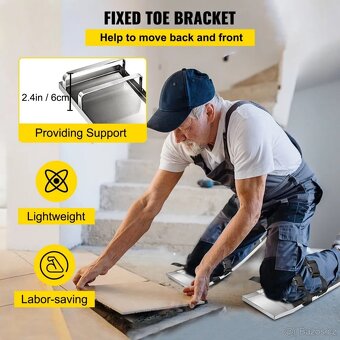 Nerezové klekačky VEVOR – pro obkladače / podlaháře - 6