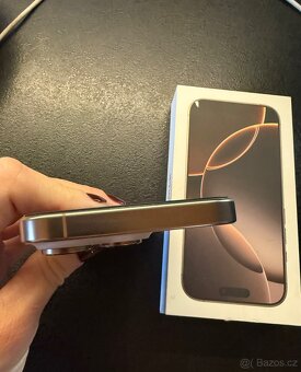 Iphone 16 Pro 128GB Desert Titanium - stále v záruce - 6