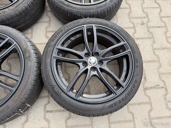 4x al kola 5x100 17 + pneu letní 205/45 R17 - 6