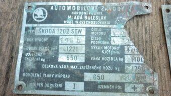 MOTO VĚCI JAWA PAŘEZ + AUTOMOBILOVÉ ŠTÍTKY ŠKODA ATD - 6
