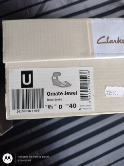 nové sandály na klínku Clarks v.40 - 6