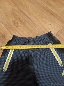 Kugo chlapecké kalhoty modré 146 reflexní kapsy - 6