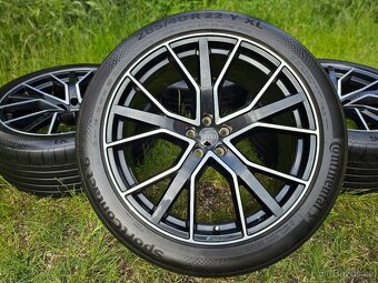 Kompletní letní orig. Audi Q8 SPORT - 285/40 R22 XL - 5x112 - 6