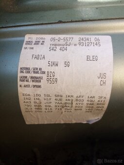 Škoda Fabia II / 2 , 1.2 , 51kW , BZG , r.v. 2009 - 6