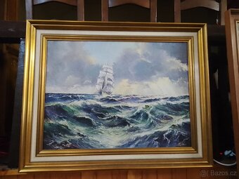 V Ý P R O D E J ... Obraz plachetnice na moři. - 6