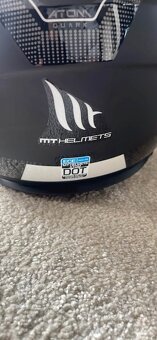 Moto helma M a kožené rukavice S - 6