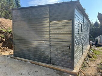 Plechová garáž 3,5x6m - 6