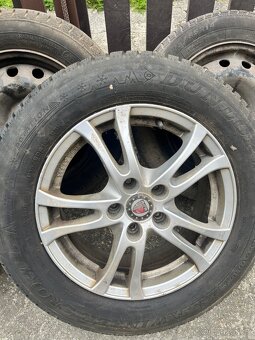 Alu kola se zimními pneu 215/60 r16, 5x112 - 6
