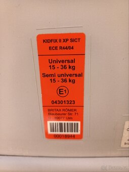 Autosedačka Römer KIDFIX II XP SICT - černá - 6