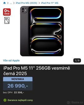 iPad Pro M5 11" 256GB vesmírně černá 2025 - 6