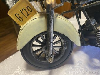 Kovový model motorky velký - 6