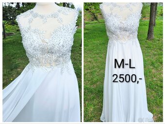 NOVÉ jednoduché svatební šaty KRAJKOVÉ - 6