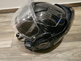 Helma LS2 ADVANT X CARBON+HEADSET LINKIN RIDE PAL III BY SEN - 6