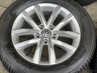 Alu kola 5x112 original Volkswagen Passat B8 215/60 R16 zima - 6