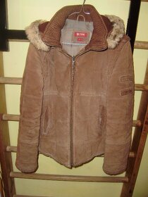 KOŽENÁ ZIMNÍ BUNDA zn. MUSTANG vel. M - 6