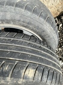 prodám ALU disky 16” 5x114 s pneu letní 4mm - 6