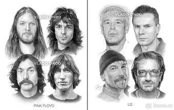 kreslený posterbook Kultové kapely - AC/DC, Queen..... - 6