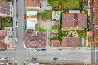 Prodej komerčního pozemku, 471 m², Tábor, ul. Komenského - 6