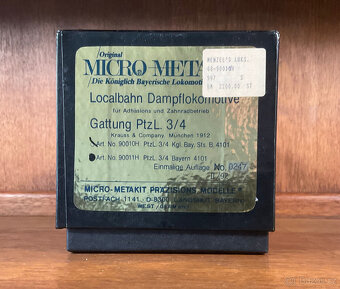 Mikro Metakit parní lokomotiva PtzL. 34, jednorázové vydání - 6