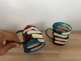 Hrnek, sklo ručně malované. - 6