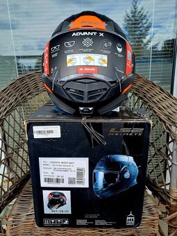 Silniční překlápěcí přilba LS2 Advant X Oblivion - 6