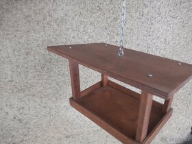 Krmítko, EKO nátěr, masivní dřevo, 100% ruční práce - 6