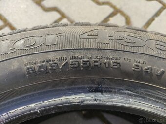 Celoroční pneu 205/55/16 profil 4.5mm. - 6