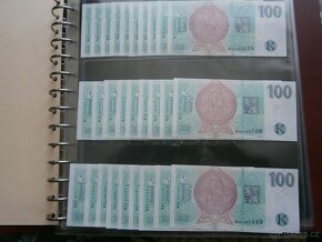Velká sleva na komplet. sadu 100 Kč série M01-28 UNC - 6