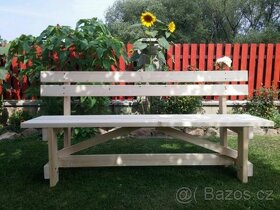 Zahradní stůl a lavice - 6