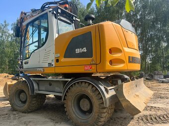 Kolové rypadlo LIEBHERR 914 kolový bagr LIEBHERR A914 - 6