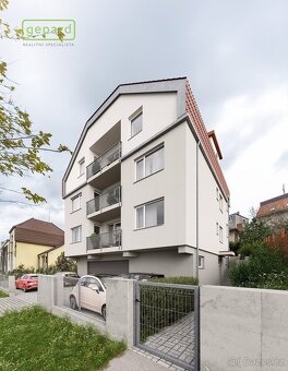 Byt v novostavbě 4+kk, 112,5m2 se zahrádkou 62m2, balkon 6,2 - 6
