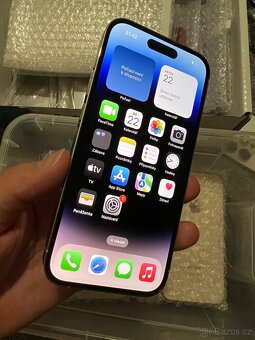 iPhone 14 PRO 256Gb v krásném stavu, stříbrný - 6