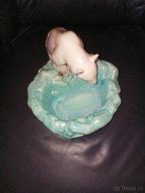 Popelník s medvědem. z.n JÍLOVÉ U DĚČÍNA V.20cm Š.21 cm Top - 6