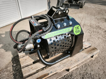 Třídička zeminy, bubnová pro minibagr cca 1t - 6