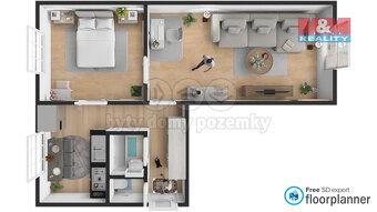 Prodej bytu 2+1, 55 m², Česká Třebová, ul. Nové náměstí - 6
