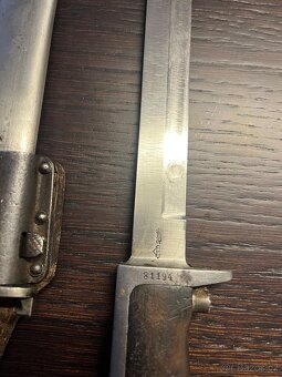 Norský bajonet M1894/14 vč. origo pochvy - - 6