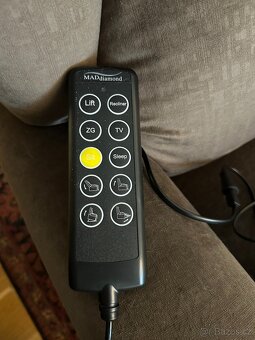 Maddiamond polohovací křeslo MD-22 tmavě hnědá - 6