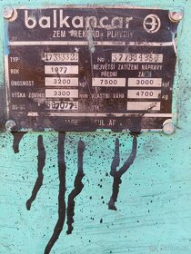 Ještěrka balkancar 3,2 t - 6