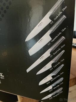 Set nožů GLOBAL plus držák T-LINE - 6