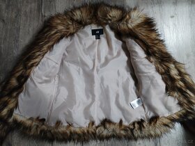 Chlupatá Kožíšková bunda H&M vel XS/S - 6