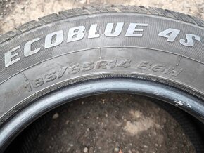 PRODÁM 2 KUSY POUŽITÉ CELOROČNÍ PNEU SUPERIA ECO 185/65/14 - 6