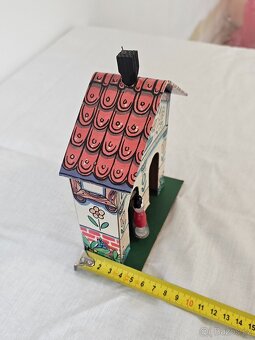 Vintage retro domeček pro předpověď počasí - 6