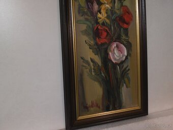 Obraz květinové zátiší, Josef Nejedlík - 6