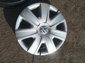Plechové disky Volkswagen Polo + Poklice 5x100r14 - 6